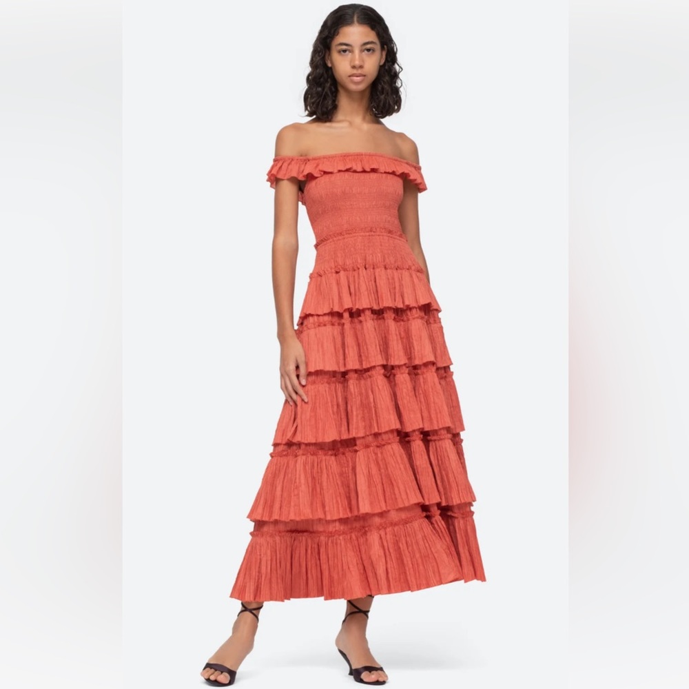 Sea NY Micah Tiered dress